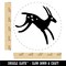 Cave Drawing Deer Gazelle Antelope Petroglyph Rubber Stamp for Stamping